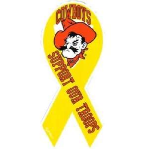   Cowboys Car Magnet Small Ribbon with Pistol Pete: Sports & Outdoors