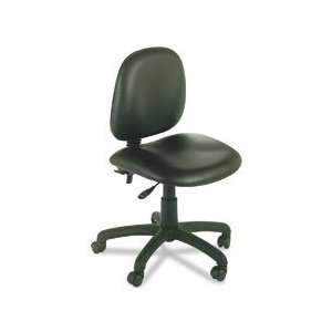 Cava® Collection Task Chair, Black Frame, Black Vinyl 