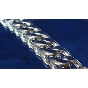 BIG & BOLD 8 Stainless Steel 300 Curb Chain Bracelet 