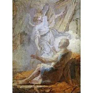 Liberation of Saint Peter by Giovanni Battista Tiepolo. Size 11.75 X 