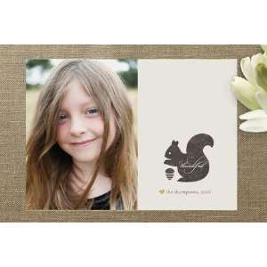  Brocaded Squirrel Thanksgiving Cards Health & Personal 