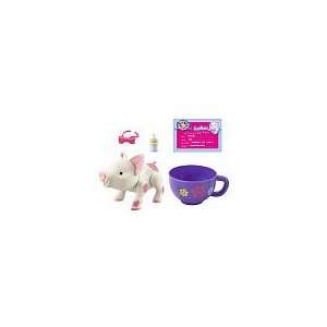  Teacup Piggy Playset with Bow Sunglasses   Snowflake 