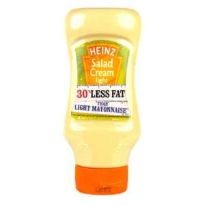 Heinz Squeezy Light Salad Cream Top Down 460g  Grocery 