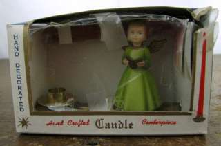 Vintage Christmas Caroler Center Piece Candle Box  