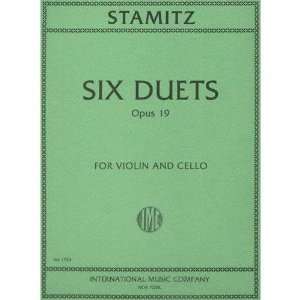  Stamitz   Six Duets Op 19   for Violin and Cello Published 