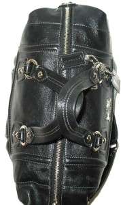 Coach Audrey Madison Black Leather Satchel Handbag Bag Purse 14316 EUC 