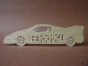 Ferrari Car Amish Made Wood Puzzle Car Toy NEW  