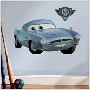 New Disney Cars 2 Movie Large FINN MCMISSILE WALL DECAL Boys Bedroom 