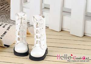 Cool Cat╭☆ Blythe Pullip Doll Shoes, Boots【12 】White   