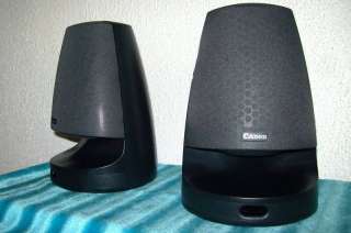   SPACE AGE CANON SPEAKERS WIDE ANGLE RARE UK MADE /RARE MODERN ART DECO