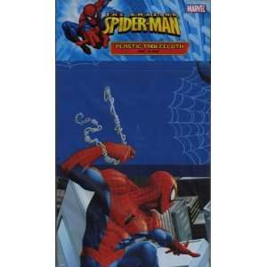 : The Amazing Spiderman tablecloth   plastic table cover to dress up 