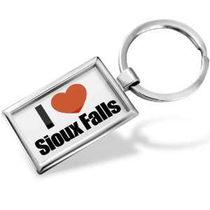 Keychain I Love SiouxFalls region: South Dakota, United 