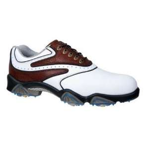  FootJoy SYNR G Golf Shoes 53862 White/Brown Lizard M 9 