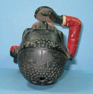   JOLLY N MECHANICAL CAST IRON BANK GUARANTEED OLD & AUTHENTI CI727