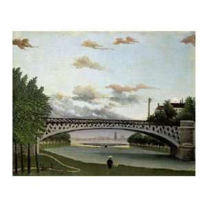  The Charenton Bridge Henri Rousseau. 40.00 inches by 32 