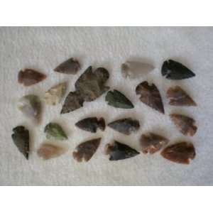  Arrowhead Collection 20 Flint Stone Points Everything 