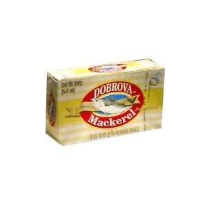 Mackerel in Soybean Oil (dobrova) 4.4oz  Grocery & Gourmet 