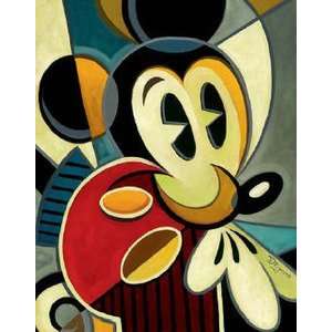   Mickey Mouse Disney Fine Art Giclee by Tim Rogerson: Home & Kitchen
