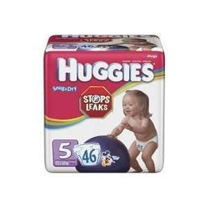  Huggies Snug & Dry, Size 5 ~ 46 Diapers Baby