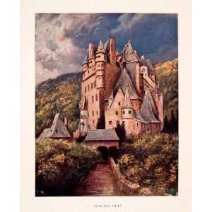   Rhine Valley Germany Art   Original Color Print