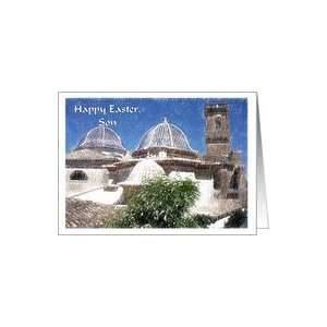  A Son Easter Card   Spanish Church Card Health & Personal 