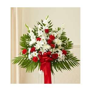 Funeral Flowers by 1800Flowers   Heartfelt Sympathies Standing 