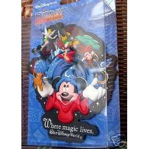  Sorcerer Mickey Mouse Where Magic Lives 3 D Magnet (Walt 