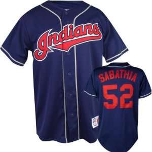   Second Home Navy Replica Cleveland Indians Jersey