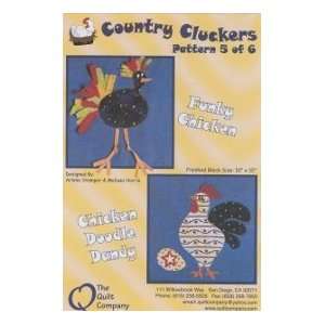    Country Cluckers Pattern 5 Funky Chicken/Chicken Doodle Dandy CC5