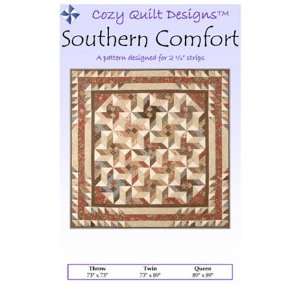  Cozy Quilt Southern Comfort Jelly Roll Strip Quilt Pattern 
