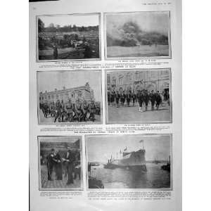   : 1906 FIREMEN MILAN GERMAN ARMY CHINA SHIP MINOTAUR: Home & Kitchen