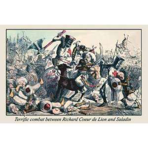  Terrific Combat Between Richard Coeur de Lyon and Saladin 