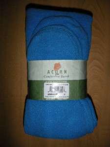   2pr ACORN SOX Unisex Fleece VersaFit Socks MEDIUM 7.5 9 BLUE & STRIPED