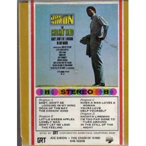  Joe Simon the Chokin Kind 8 Track Tape 