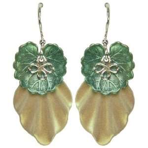  Jody Coyote Renewal Green Begonia Leaf Earrings SMP856 