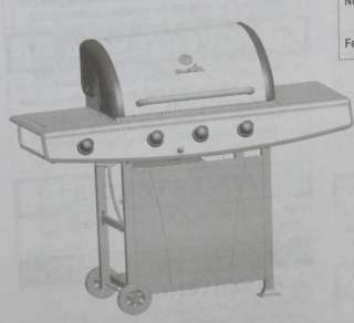 Char Broil Gas Grill Silver MN463210516 3 Burners  
