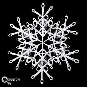 Seamstress Sewing Snowflake Ornament Pendant  