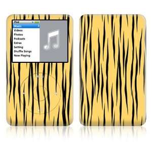  Tiger Print Decorative Skin Decal Sticker for Apple iPod 