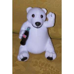   ~Cola Plush Collection Polar Bear Holding Coke Bottle Toys & Games