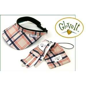  GloveIt Scottie Plaid Ladies Golf Glove (HandLeft,SizeS 