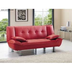  AE005 Red Sleeper Sofa Bed