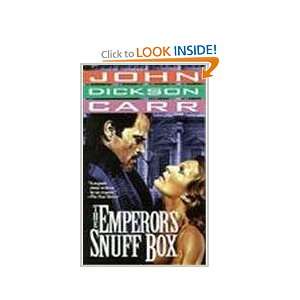 The Emperors Snuff Box John Dickson Carr 9780786702237  