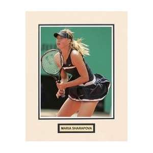  Maria Sharapova Matted Photo Sports Collectibles