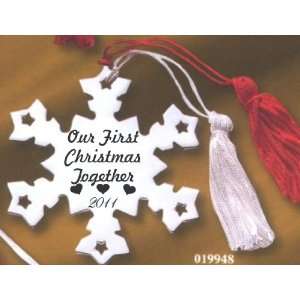   Christmas Together 2011 Metal Snowflake Ornament: Everything Else