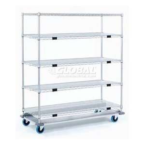  Open Sided Wire Exchange Truck   Five Wire Shelves   1000 