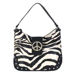  Zebra Peace Sign Logo Handbag: Electronics