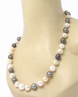  is a stunning 14k gold and diamonds opulent pearl necklace the piece