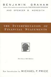The Interpretation of Financial Statements The Classic 1937 Edition