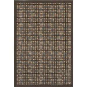 Shaw Living Woven Expression Gold Collection, City Block Area Rug, 5 