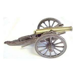  Miniature Napoleon Civil War Cannon w/ Pewter Finish 